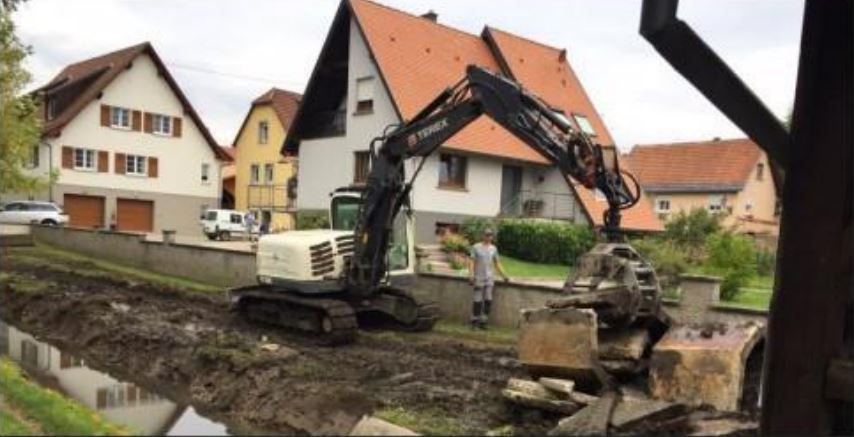 Chantier réalisé par nos équipes : Réhabilitation d’un lit naturel par techniques végétales